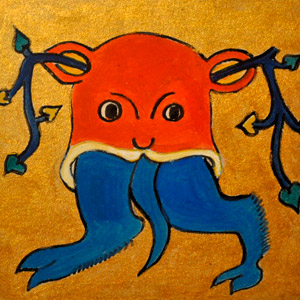 creature-fantastique-devoreuse-enluminure-huile-bestiaire-medieval