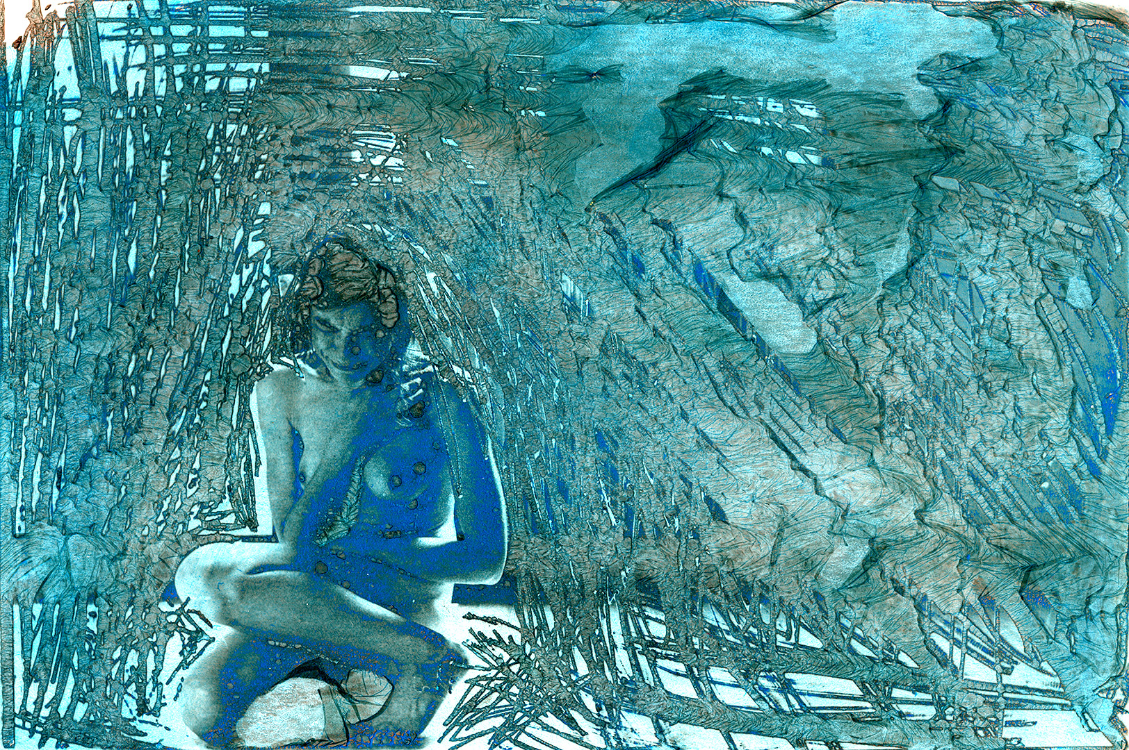 autoportrait-femme-qui-pleure-de-la-glace-mordacage-et-peinture
