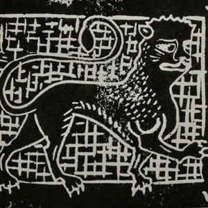 linogravure-bestiaire-medieval-lion